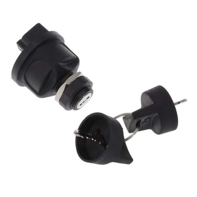 Keylock Switch 3 Position 5A (DC) AC 24 VDC Panel Mount - 1