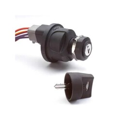 Keylock Switch 3 Position SPDT 5A (DC) AC 24 VDC Panel Mount - Littelfuse Commercial Vehicle Products