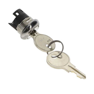 Keylock Switch 3 Position 3P3T 2.5A (AC), 350mA (DC) 125 VAC 125 VDC Panel Mount - 1