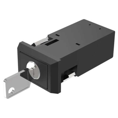Keylock Switch Position DPST-NO 10A (AC) 400 VAC DC Panel Mount - 1