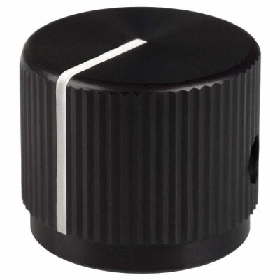 Knurled, Straight Knob 0.236