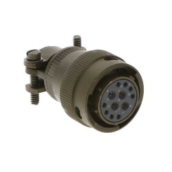 12 Position Circular Connector Plug, Female Sockets Solder Cup - ITT Cannon, LLC