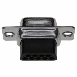 Receptacle for Female Contacts Housing D-Sub Connector 9 Position - Amphenol ICC (Commercial Products)