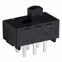 Slide Switch DPDT Through Hole - C&K