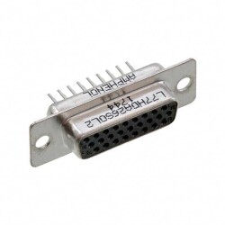 26 Position D-Sub, High Density Receptacle, Female Sockets Connector - Amphenol ICC (Commercial Products)