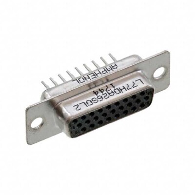 26 Position D-Sub, High Density Receptacle, Female Sockets Connector - 1