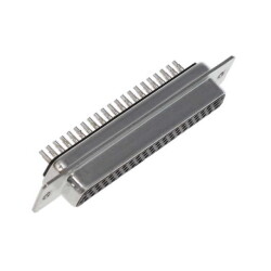 62 Position D-Sub, High Density Receptacle, Female Sockets Connector - Amphenol ICC (Commercial Products)
