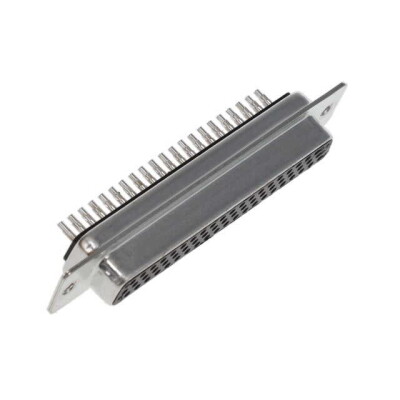 62 Position D-Sub, High Density Receptacle, Female Sockets Connector - 1