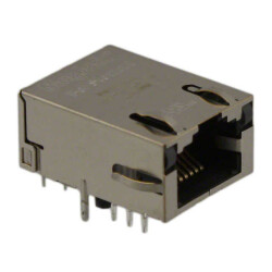 1 Port RJ45Through Hole 10/100/1000 Base-T, AutoMDIX - Bel Fuse Inc.
