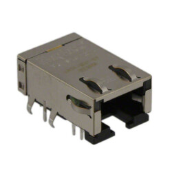 1 Port RJ45Board Edge, Cutout; Through Hole 10/100 Base-T, AutoMDIX - Bel Fuse Inc.