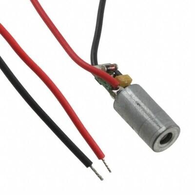 Laser Diode 650nm 2.5mW 2.6V ~ 5V 40mA Cylinder (6.55mm Dia) - 1