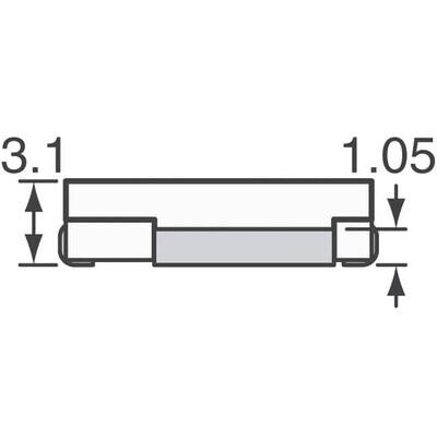 LC EMI Filter 5th Order Low Pass 2 Channel C = 1µF 20A 4-SMD, No Lead - 3
