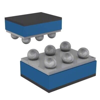 LC (Pi) EMI Filter 3rd Order Low Pass 2 Channel L = 2.9nH, C = 250pF 6-WFBGA, FCBGA - 1