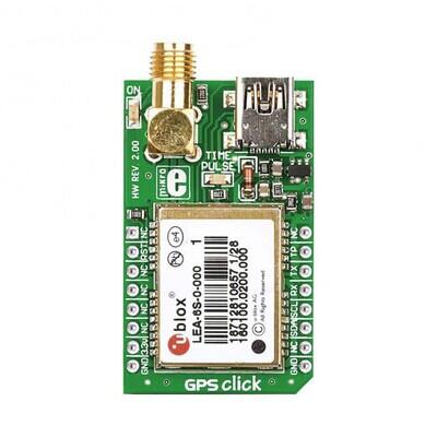 LEA-6S GPS RF mikroBUS™ Click™ Platform Evaluation Expansion Board - 1