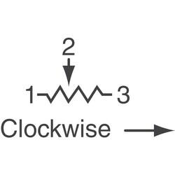 470 kOhms 0.1W, 1/10W J Lead Surface Mount Trimmer Potentiometer Carbon 1 Turn Top Adjustment - Murata Electronics (1)