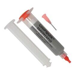 Leaded No-Clean Solder Paste Sn63Pb37 (63/37) Syringe, 1.23 oz (35g), 10cc - Chip Quik Inc.