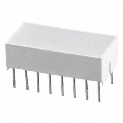 LED Circuit Board Indicator LED Circuit Board Indicator Bar - Single, DIP Red 2V 90mA Rectangle with Flat Top Through Hole - 1