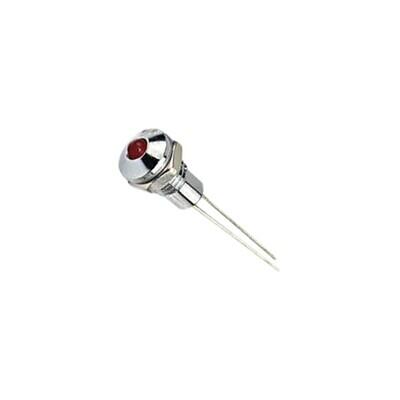 LED Panel Indicator Red Diffused 25° 2.1V 20mA PC Pin - 1