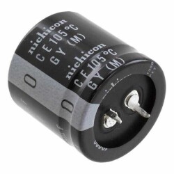 1500 µF 100 V Aluminum Electrolytic Capacitors Radial, Can - Snap-In 5000 Hrs @ 105°C - Nichicon