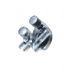 Light Pipe 2 High Clear Rigid Board Mount, Press Fit, Right Angle - Dialight