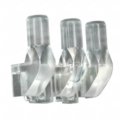 Light Pipe 3 Wide Clear Rigid Board Mount, Press Fit, Right Angle - 1