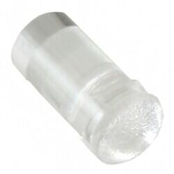 Light Pipe Single Clear Rigid Panel Mount, Press Fit, Front - Bivar Inc.