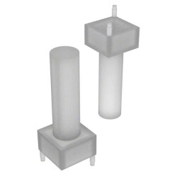 Light Pipe Single Clear Rigid Board Mount, Press Fit - Bivar Inc.