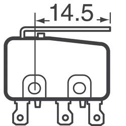 Switch SPDT Chassis Mount - 3