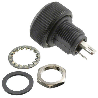 4.7k Ohm 1 Gang Linear Panel Mount Potentiometer 1.0 Turns Cermet 1W Solder Lug - 1