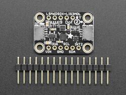 LIS3MDL, LSM6DSOX Accelerometer, Gyroscope, Magnetometer Sensor STEMMA QT Platform Evaluation Expansion Board - 3