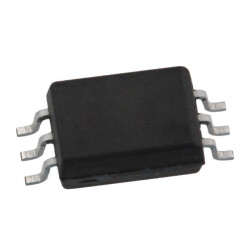 Logic Output Optoisolator 10MBd Open Collector, Schottky Clamped 5000Vrms 1 Channel 10kV/µs CMTI 6-SO - 1
