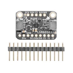 LSM6DSO32 Accelerometer, Gyroscope Sensor Qwiic, STEMMA QT Platform Evaluation Expansion Board - Adafruit Industries LLC