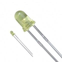 Yellow 588nm LED Indication - Discrete 2.1V Radial - Lite-On Inc.