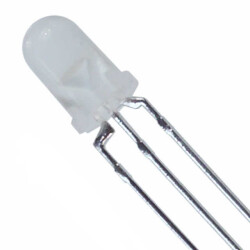 Green, Red 572nm Green, 631nm Red LED Indication - Discrete 2.1V Green, 2V Red Radial - 3 Leads - Lite-On Inc.