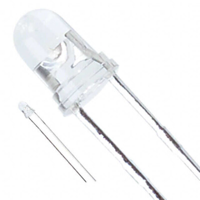 Amber 592nm LED Indication - Discrete 2.05V Radial - 1
