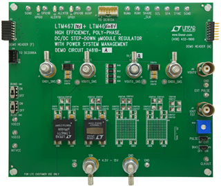 LTM4650, LTM4677 µModule® DC/DC, Step Down 1, Non-Isolated Outputs Evaluation Board - 1