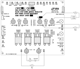 LTM4650, LTM4677 µModule® DC/DC, Step Down 1, Non-Isolated Outputs Evaluation Board - 2