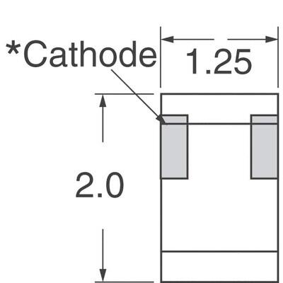 Blue 470nm LED Indication - Discrete 3.3V 0805 (2012 Metric) - 2