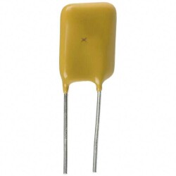 Polymeric PTC Resettable Fuse 240V (265V Int) 250 mA Ih Through Hole Radial, Disc - Littelfuse Inc.