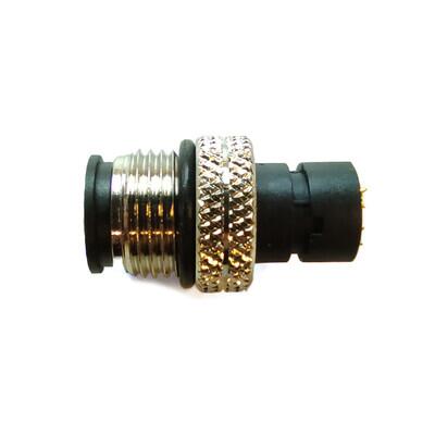 M12 D-Code Plug for Cable 4Pin Male, For Overmold with Cable - 3