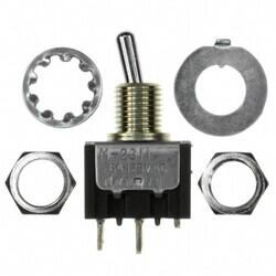 Toggle Switch SPST Panel Mount - NKK Switches
