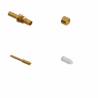 Coax Pin, Socket Center Contact Size 12 Crimp Gold - 1