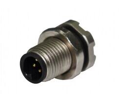 M5 A-Code Receptacle 4Pin Straight Type - ATTEND Technology