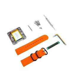 M5Stack A128-B Watch Development Kit w/ Orange Strap (Excluding Core) v1.1 - M5Stack Technology Co., Ltd.
