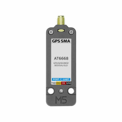 M5Stack U190 GPS/BDS Unit with SMA Antenna (AT6668) - M5Stack Technology Co., Ltd.