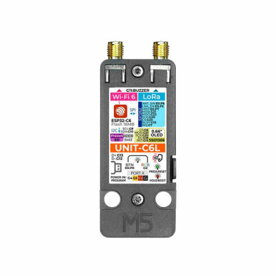 M5Stack - U202 - M5Stack C6L Unit for Meshtastic (SX1262, ESP32-C6) - 4