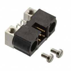 Connector Header Through Hole, Right Angle 4 position 0.079