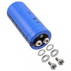 3300 µF 100 V Aluminum Electrolytic Capacitors Radial, Can - Screw Terminals 42mOhm @ 100Hz 10000 Hrs @ 85°C - Vishay Beyschlag Draloric BC Components