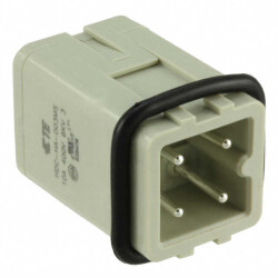 Male Insert 3+Ground Position Push In - TE Connectivity AMP Connectors
