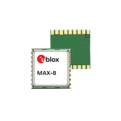 MAX-8 RF Receiver GLONASS, GNSS, GPS 1.575GHz -166dBm - 1